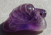 Carved amethyst