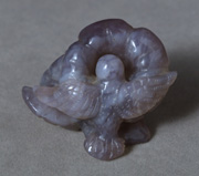 Purple chalcedony humingbird