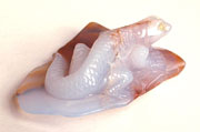 Chalcedony carvings
