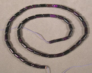 Sugilite beads.