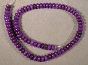 Sugilite beads.